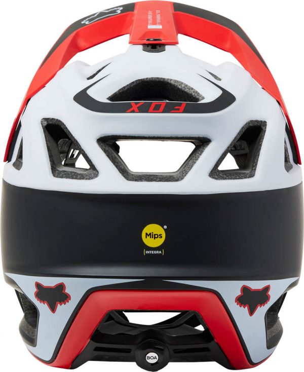 ⁦קסדת שטח מלאה שחור לבן FOX PROFRAME RS MIPS HELMET⁩ – תמונה ⁦5⁩