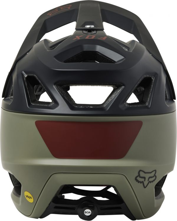 ⁦קסדת שטח מלאה שחורה חומה FOX PROFRAME RS MIPS HELMET⁩ – תמונה ⁦4⁩