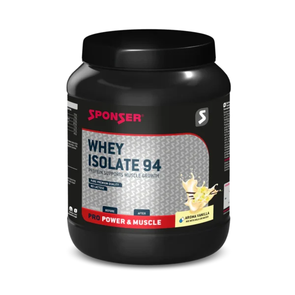 אבקת חלבון בטעם וניל  Sponser Whey Isolate 94 - 850g